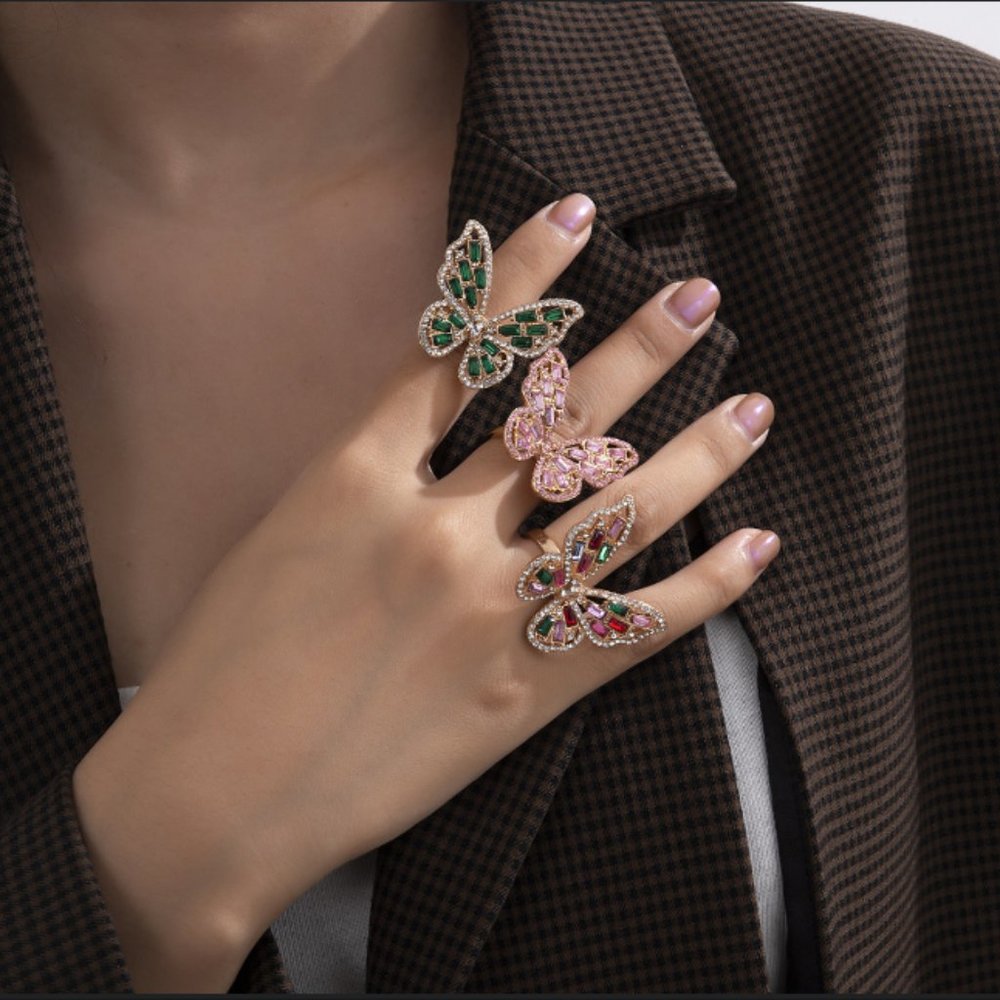 Dazzle-Me Butterfly Ring